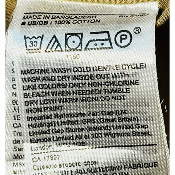 NWT Banana Republic Guide Heritage Khaki Tan Button Down Shirt Med $69 Gorpcore - Picture 10 of 12